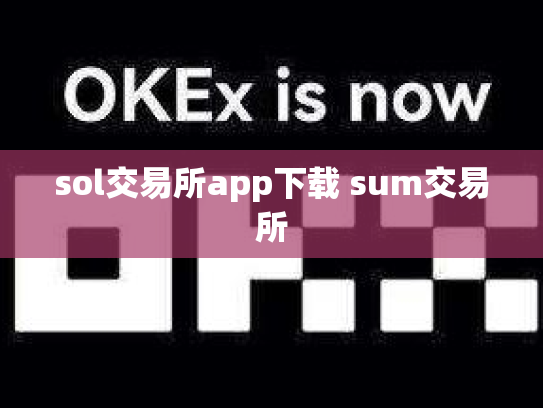 sol交易所app下载 sum交易所