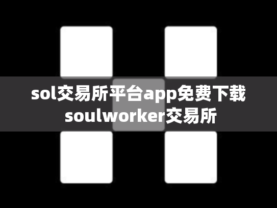 sol交易所平台app免费下载 soulworker交易所