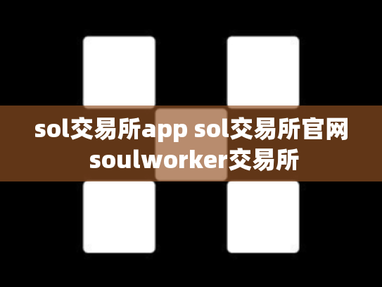 sol交易所app sol交易所官网 soulworker交易所