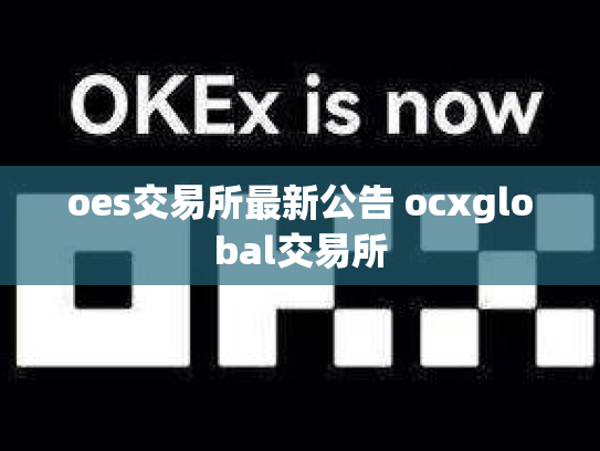 oes交易所最新公告 ocxglobal交易所