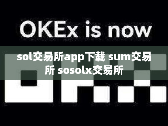 sol交易所app下载 sum交易所 sosolx交易所