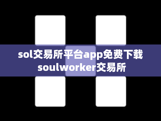 sol交易所平台app免费下载 soulworker交易所