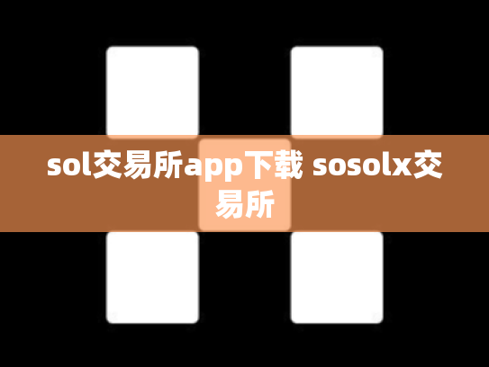 sol交易所app下载 sosolx交易所