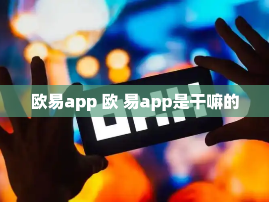 欧易app 欧 易app是干嘛的