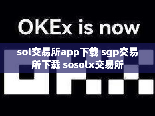 sol交易所app下载 sgp交易所下载 sosolx交易所