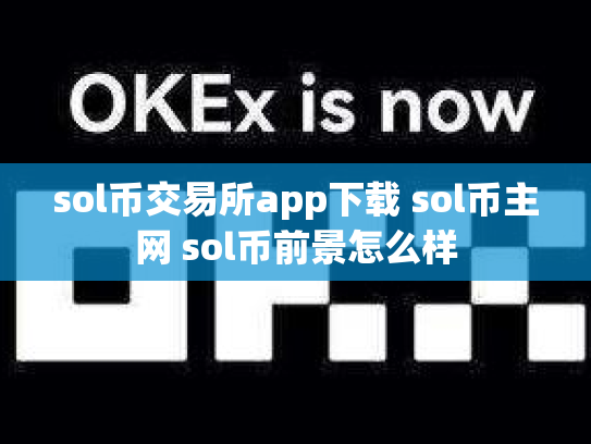 sol币交易所app下载 sol币主网 sol币前景怎么样