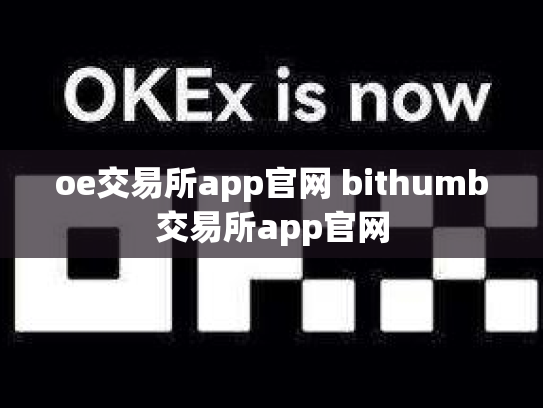 oe交易所app官网 bithumb交易所app官网