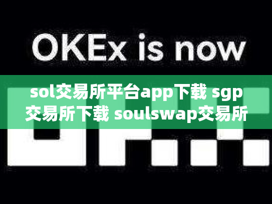 sol交易所平台app下载 sgp交易所下载 soulswap交易所