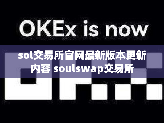 sol交易所官网最新版本更新内容 soulswap交易所